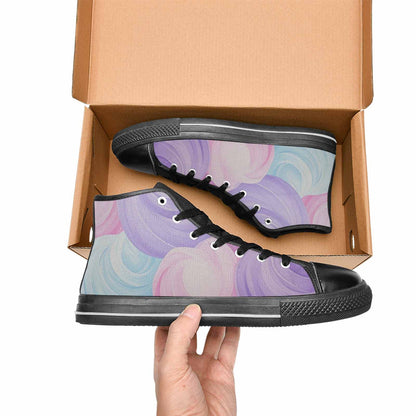 MEN'S Tie Dye - High Top Canvas Cottagecore Custom Sneakers