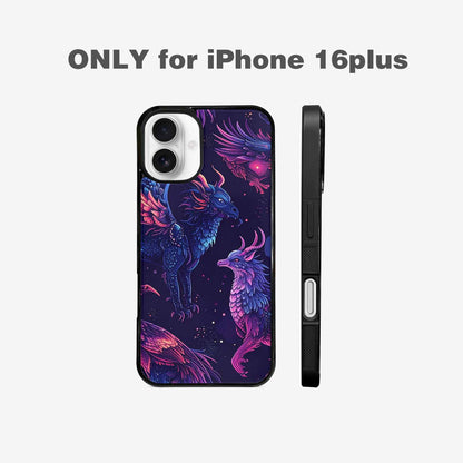 iPhone 16 Plus Case — Galactic Animal Burst, Custom Designed Case Cover