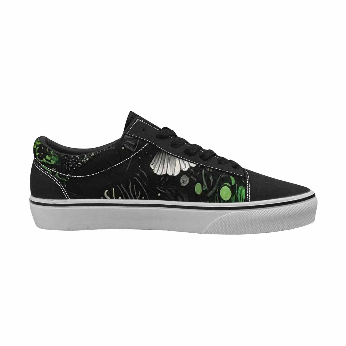 WOMEN'S Sea Creature Burst Lace-Up Canvas Grunge Shoes