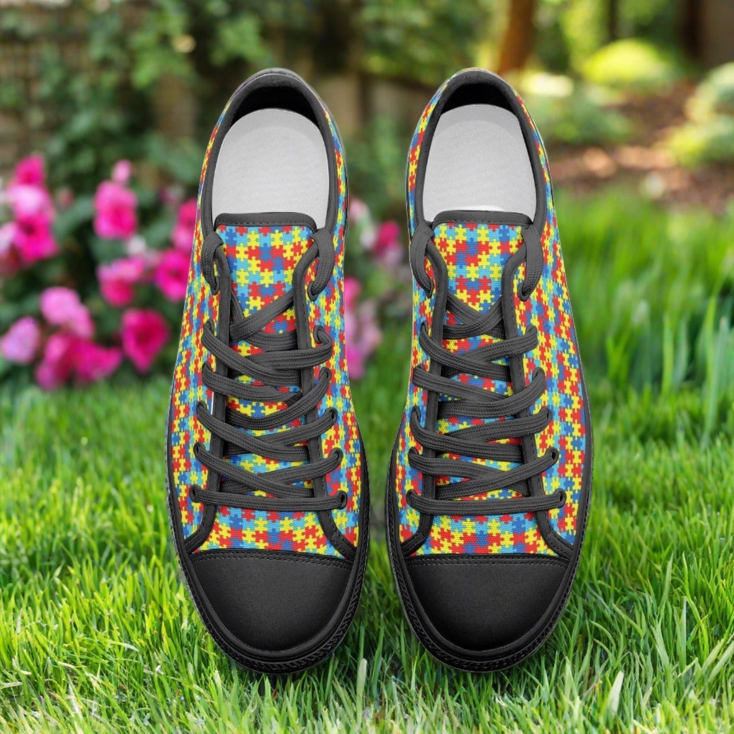 Celtic Amber Gold Vivid Bold Art - Freaky Shoes | Custom Art Sneakers