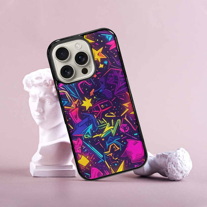 iPhone 16 Pro Case — 80s Retro Motif 80s Retro Motifs, Original Design Phone Case