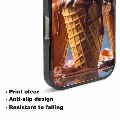 iPhone 15 Pro Max Case — Extreme Close Up Shot Only Drippig, Custom Printed Phone Case