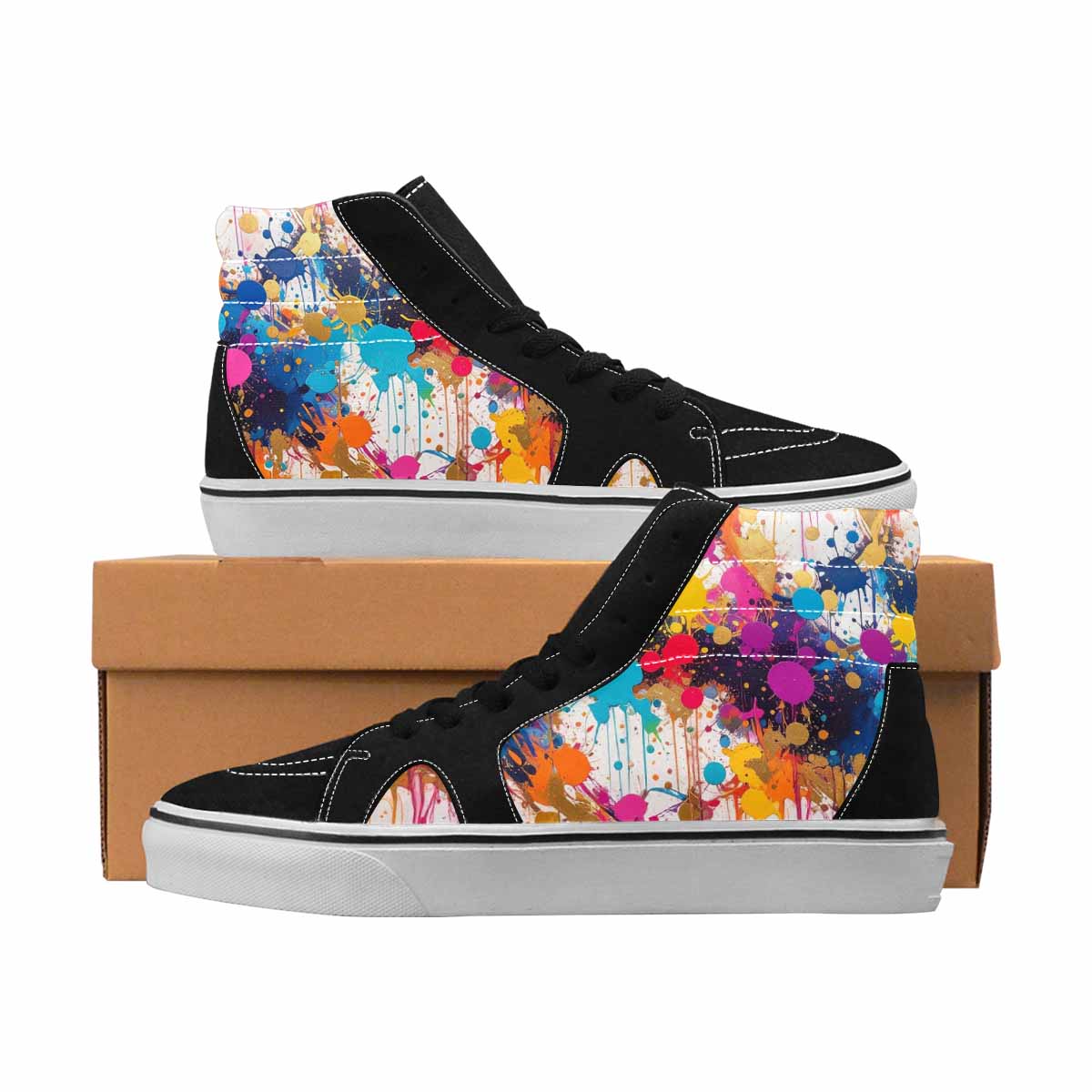 MEN'S Paint Splatter White 1 Ferion