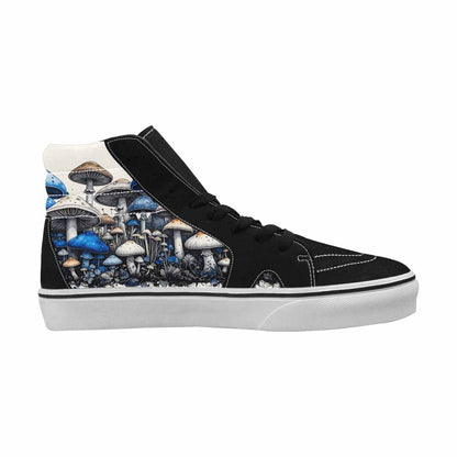 MEN'S Mushrooms (general) High Top Canvas Vibrant Chaos Sneakers