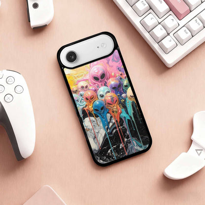 iPhone 17 Air Case — Aliens Marblemelting Aliens Pa L2w Alien, Custom Designed Case Cover