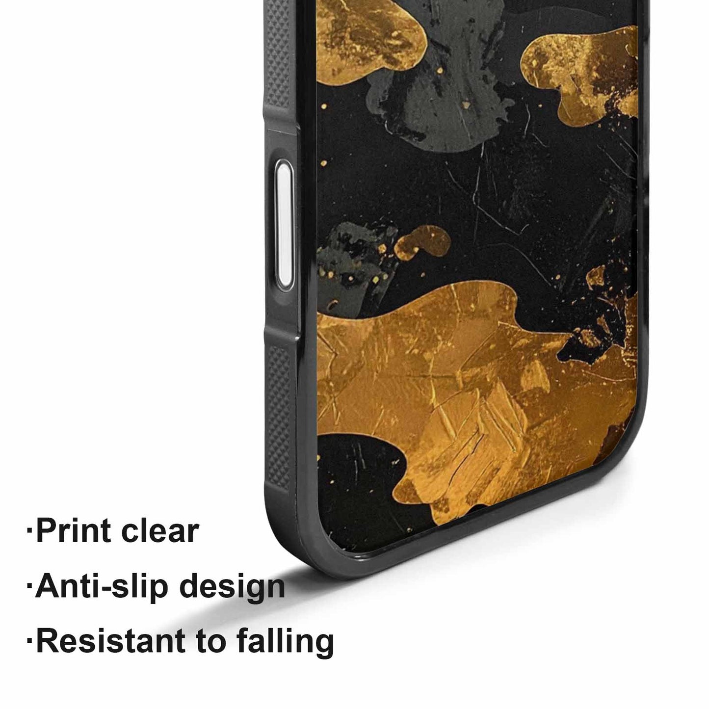 iPhone 17 Case — Camo Pattern With Metallic Camo, Custom Made Phone Cover