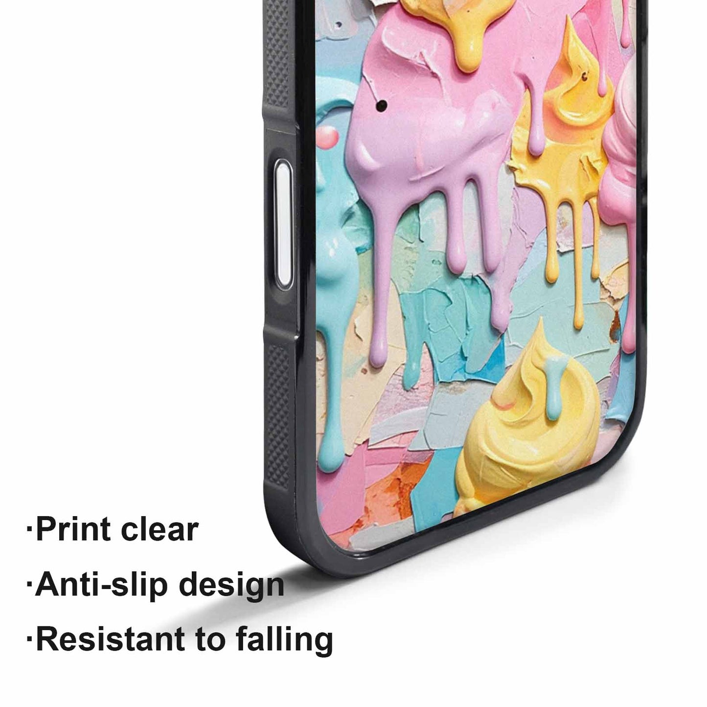 iPhone 17 Pro Case — Soft Serve Swirl Monster Characters Original, Custom Art Phone Cover