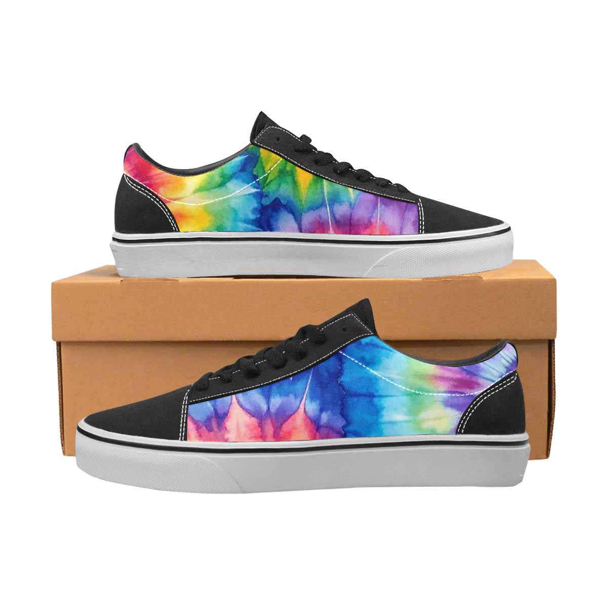 WOMEN'S Tie Dye - Canvas Lace-Up Y2K Sneakers