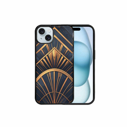 iPhone 15 Plus Case — Art Deco Illustration Pattern, Custom Art Phone Cover