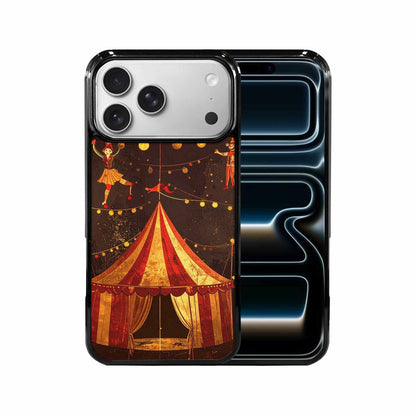 iPhone 17 Pro Max Case — Vintage Circus Art Pattern Retro Vintage, Customized Protective Case