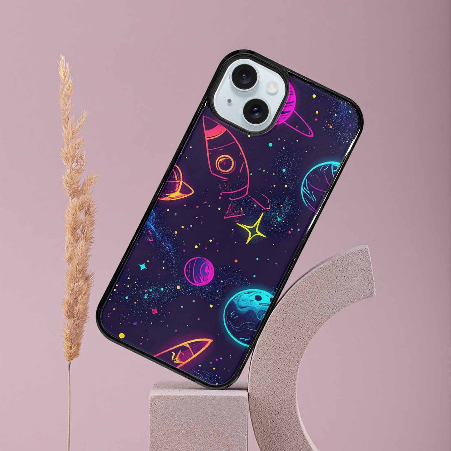 iPhone 15 Plus Case — Space Galaxy Astronaut, Custom Made Phone Cover