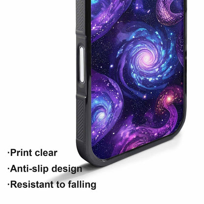 iPhone 17 Air Case — Snake Print Galaxy Seamless Pattern Animal, Custom Phone Case