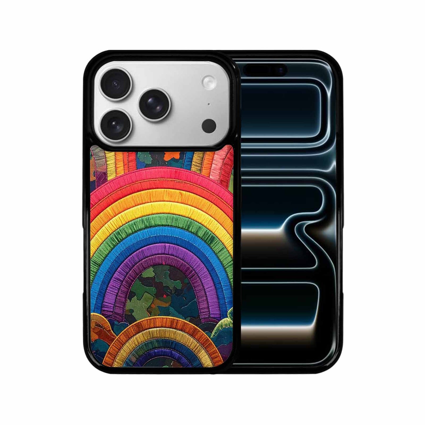 iPhone 17 Pro Case — Vivid Camo Rainbow Arc Camo, Custom Made Phone Cover
