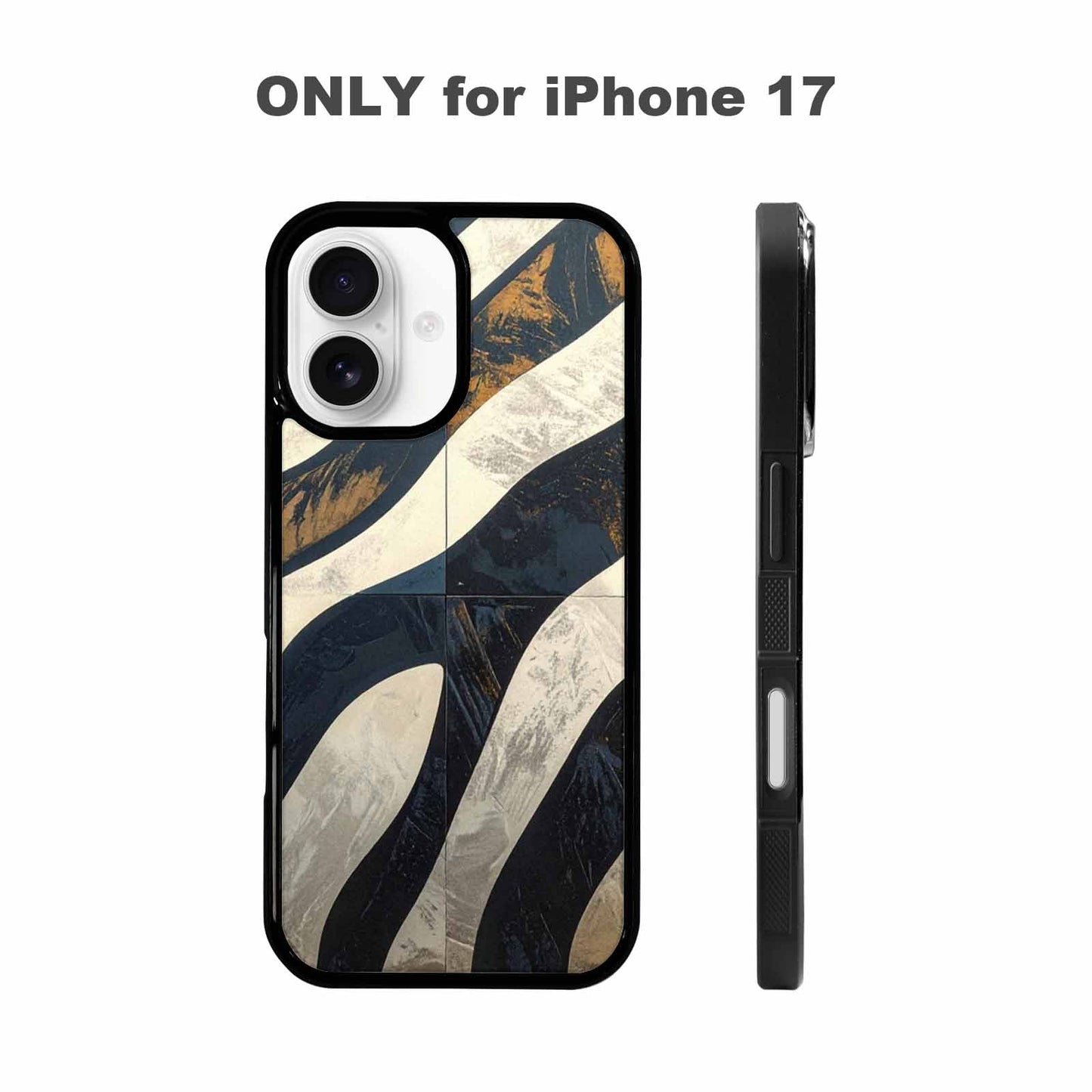 iPhone 17 Case — Seamless Tileable Pattern Of Animal Print, Custom Print Case Cover