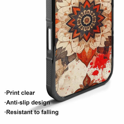 iPhone 17 Case — Small Mandala Pattern, Randomly Floral, Custom Art Phone Cover
