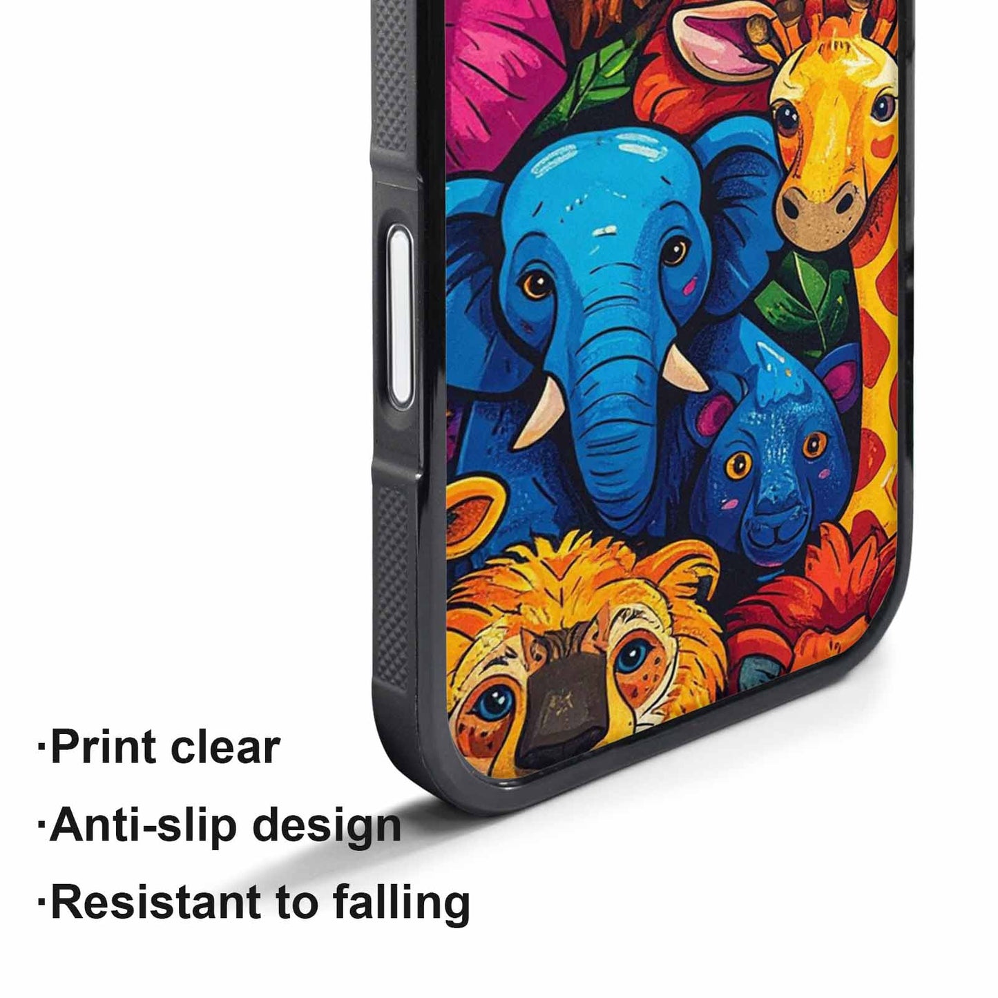 iPhone 17 Pro Case — Seamless Tileable Pattern Of Overlapping Cartoon, Custom Phone Case