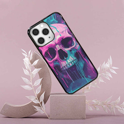 iPhone 15 Pro Max Case — 1000\'s Of Skulls Overlapping Each Other, Personalized Phone Case