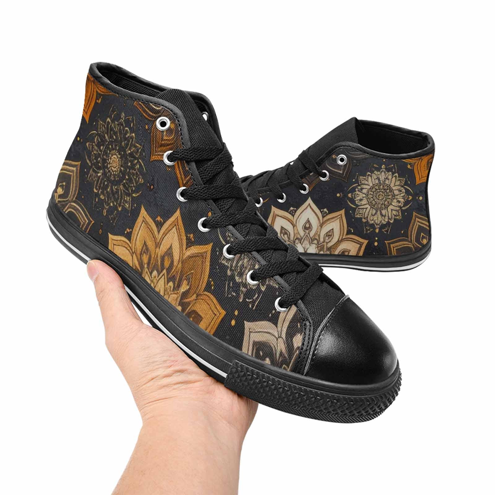 WOMEN'S Mandala High Top Canvas Dreamcore Custom Shoes