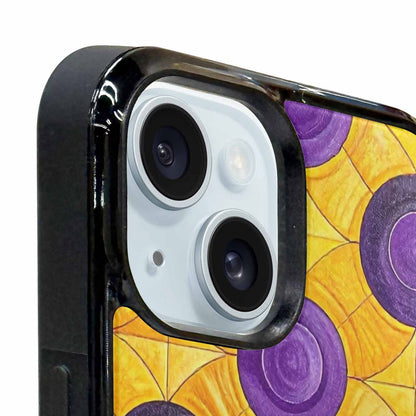 iPhone 15 Plus Case — Intersex Flag Color Theme Small Rainbow, Unique Phone Case Design
