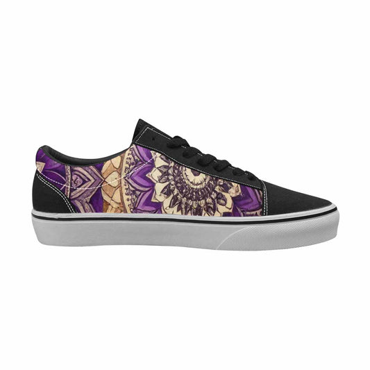 MEN'S Mandala Canvas Lace-Up Dark Academia Custom Shoes