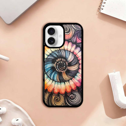 iPhone 17 Case — Tie Dye Swirls (black Tie Dye, Custom Phone Case
