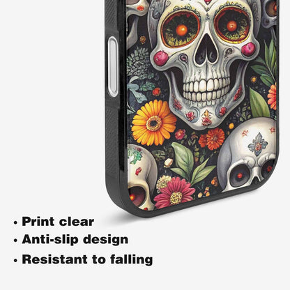 iPhone 16 Case — Greyscale Black And White Dark Black, Custom Print Case Cover