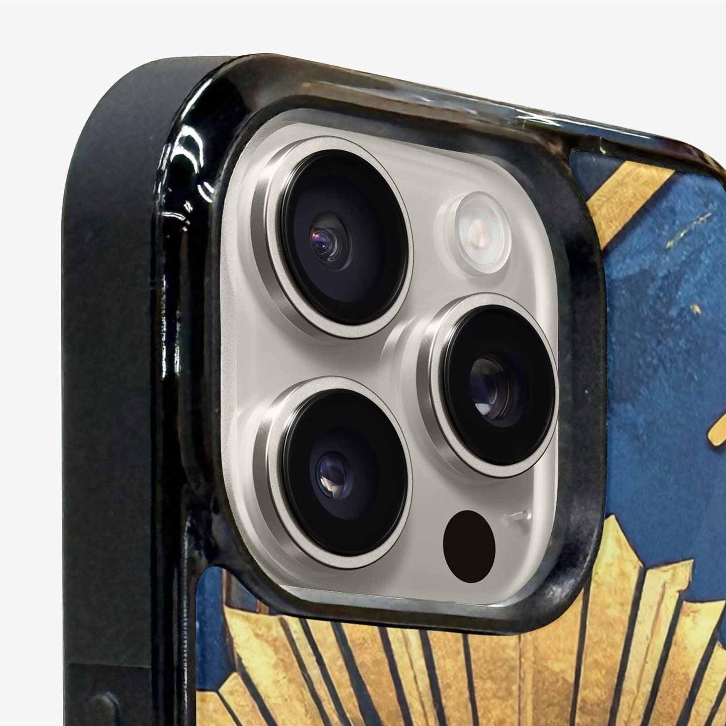 iPhone 16 Pro Max Case — Art Deco Illustration Pattern, Custom Designed Case Cover