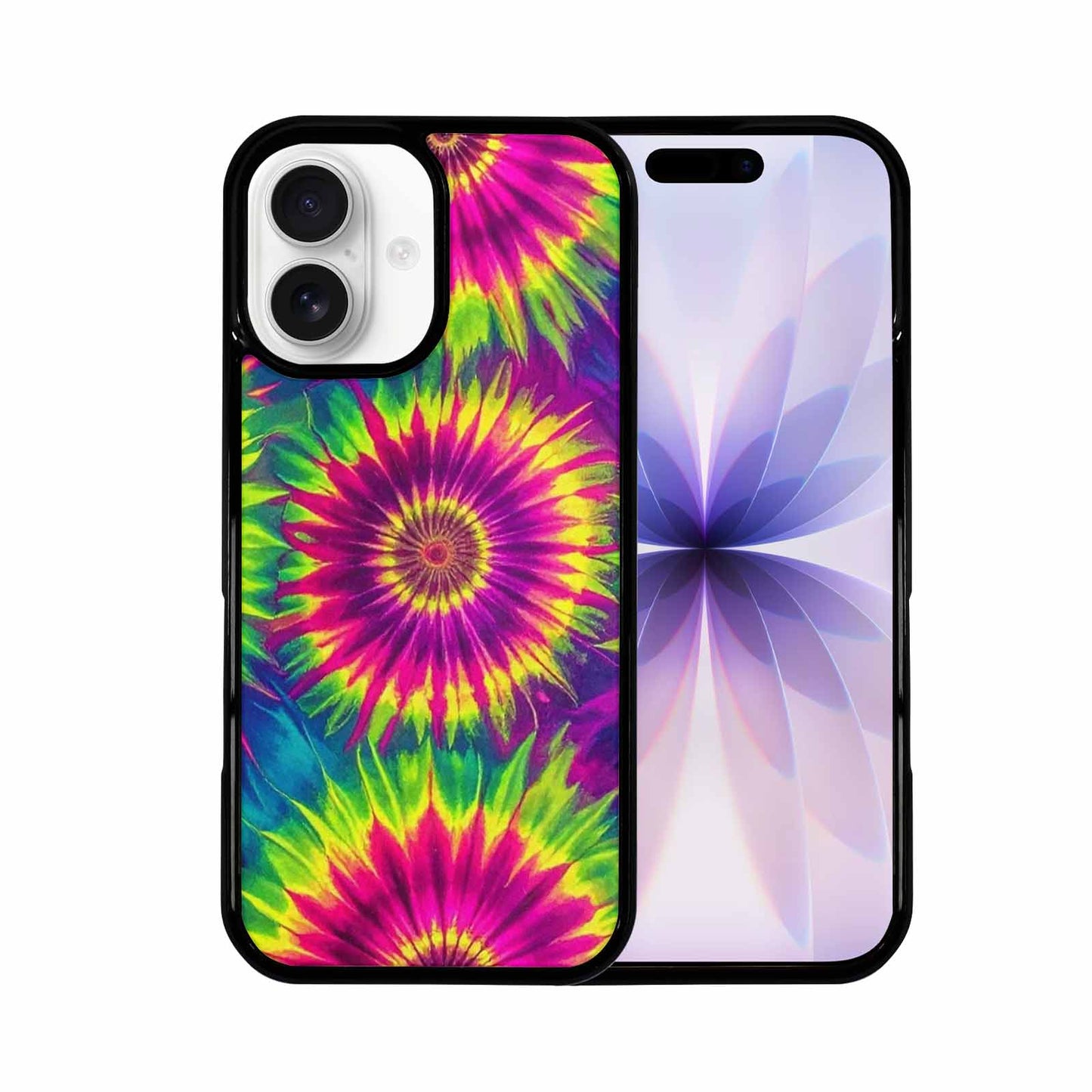 iPhone 17 Case — Tie Dye Neon Acid Tie Dye, Custom Phone Case