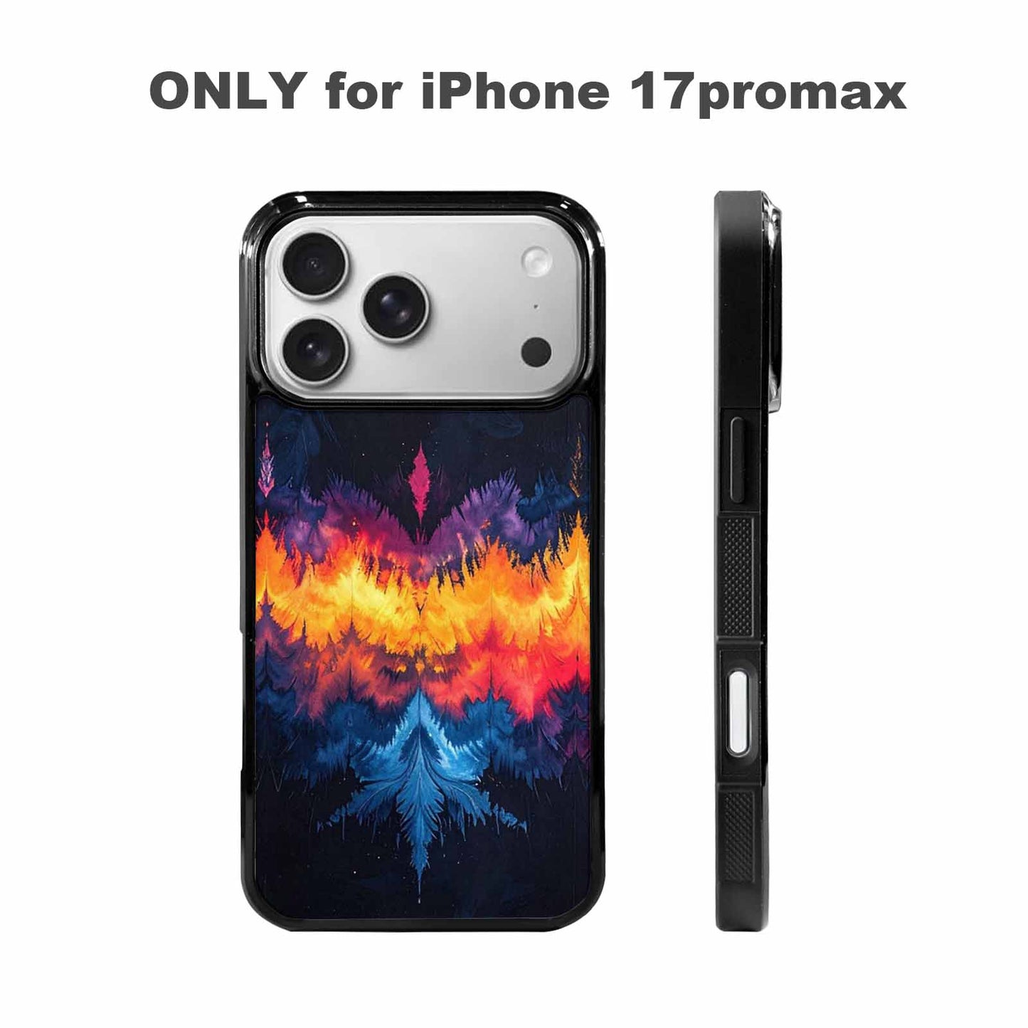 iPhone 17 Pro Max Case — Tie Dye Dark Tie Dye, Custom Made Phone Cover