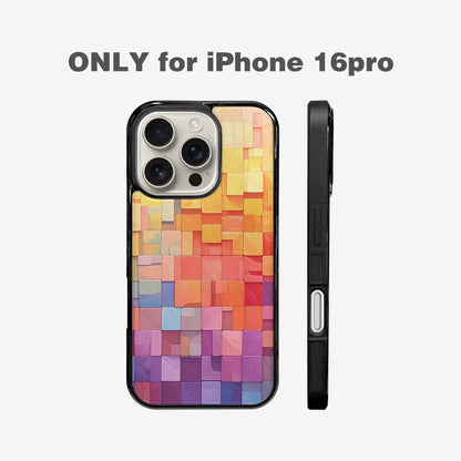iPhone 16 Pro Case — Color Gradient Fade Pattern Hundreds Of, Customized Protective Case