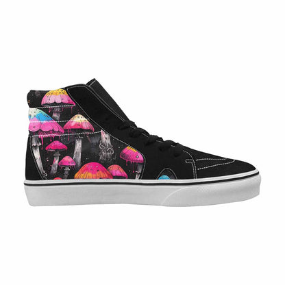 MEN'S Rainbow Drip Mushrooms High Top Canvas Y2K Shoes