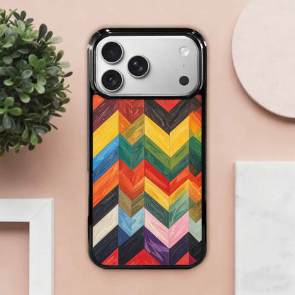 iPhone 17 Pro Max Case — Progress Pride Flag Color Original Art, Custom Art Phone Cover