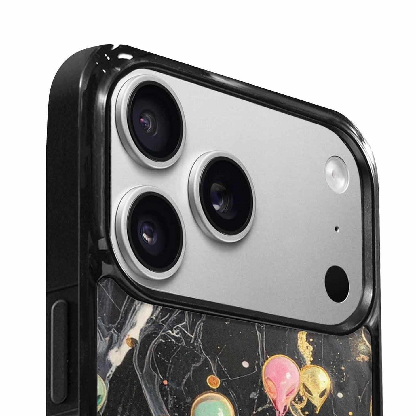 iPhone 17 Pro Max Case — Aliens Marblemelting Aliens Pa Alien Scifi, Personalized Phone Case