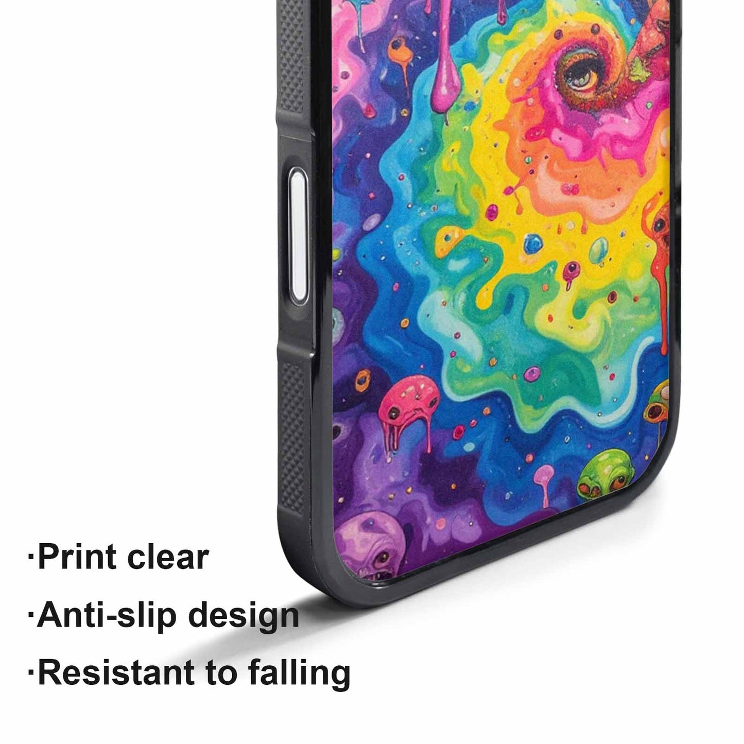 iPhone 17 Air Case — Aliens Tie Dyemelting Aliens P Tie, Customized Protective Case