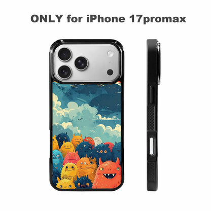iPhone 17 Pro Max Case — Vintage Monsters Lighthouse Retro Vintage, Original Design Phone Case