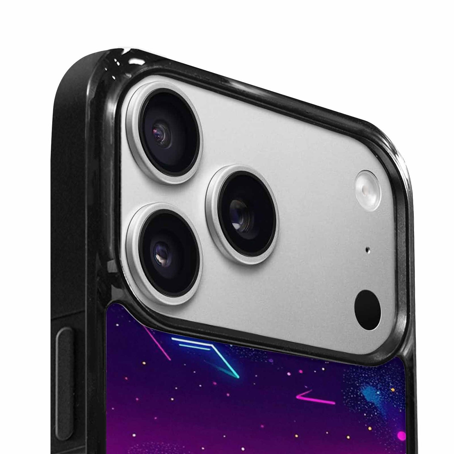 iPhone 17 Pro Case — Neon Cartoon Art Pattern Retro Vintage, Custom Phone Case