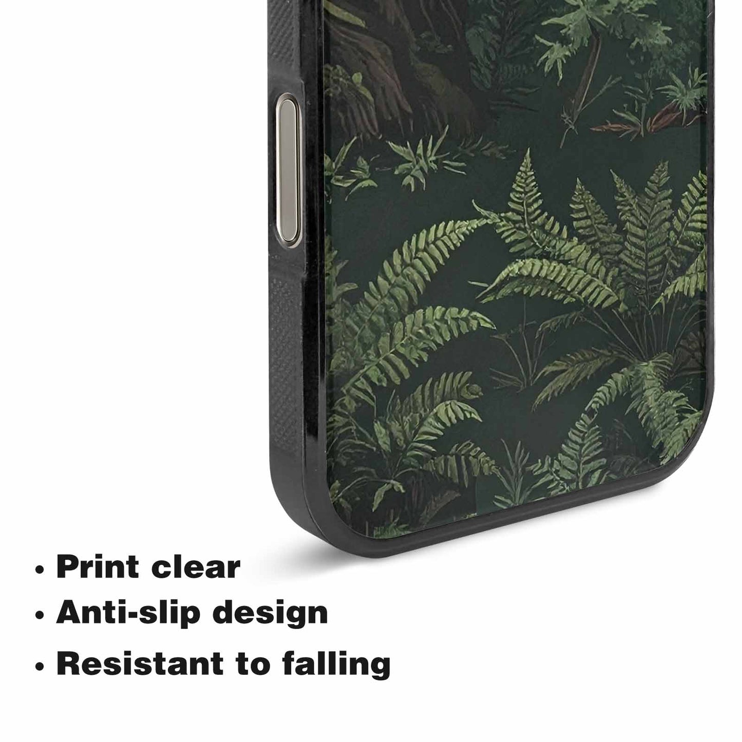 iPhone 16 Pro Max Case — Seamless Pattern Ancient Redwood Forest Giant, Personalized Phone Case