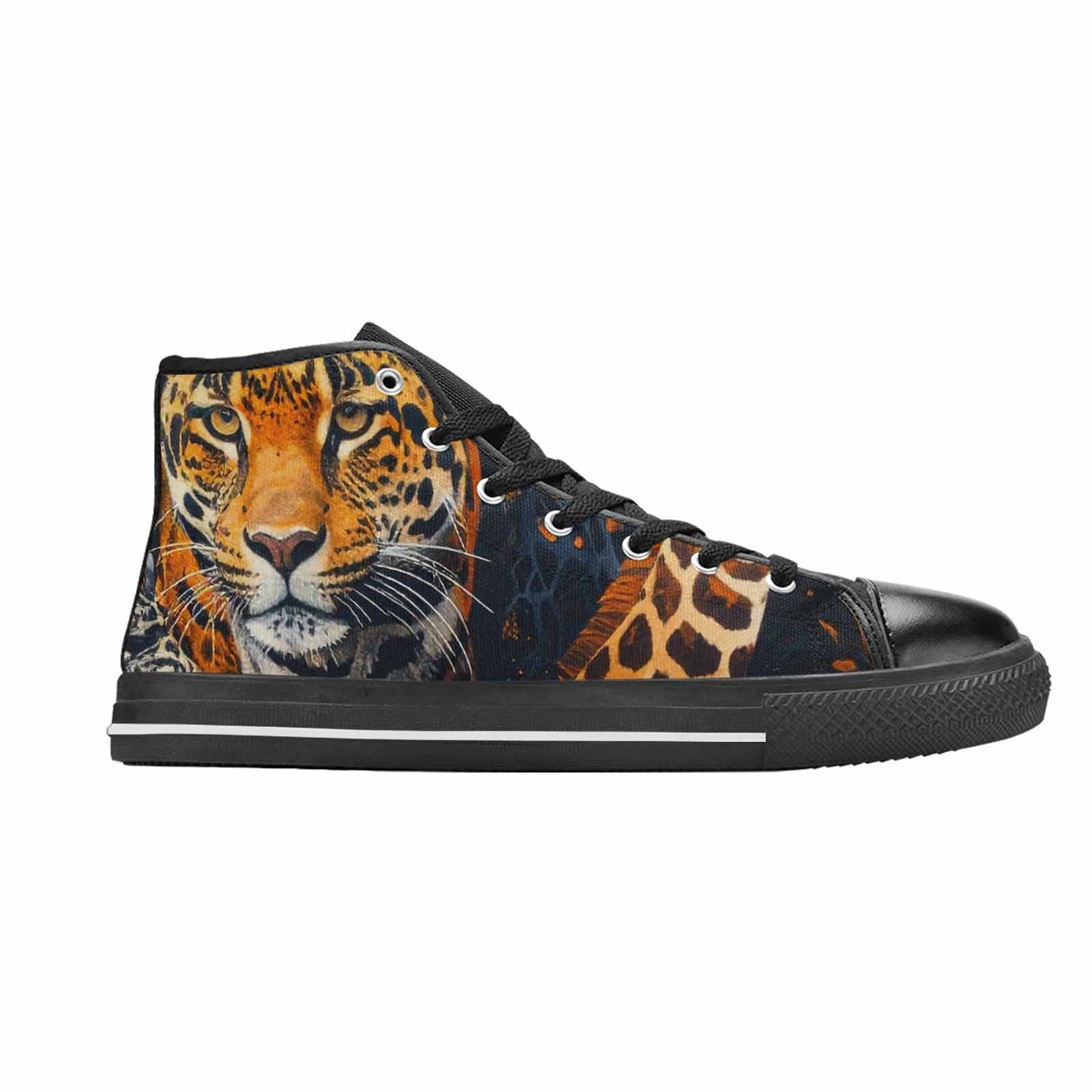 MEN'S Animal Print High Top Canvas Grunge Shoes