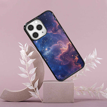 iPhone 15 Pro Max Case — Nebula Texture With Dense Star Cluster, Customized Protective Case