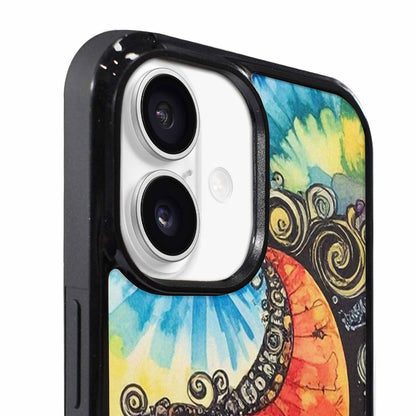 iPhone 17 Case — Tie Dye Swirls (black Tie Dye, Custom Print Case Cover