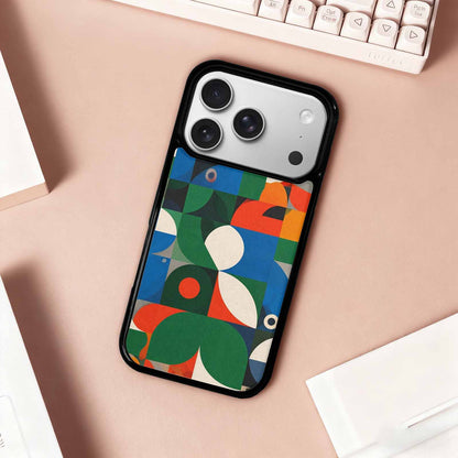 iPhone 17 Pro Case — Memphis Art Pattern Retro Vintage, Original Design Phone Case
