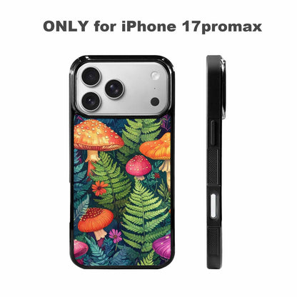 iPhone 17 Pro Max Case — Mushrooms Botanicalmushrooms P Vyl Floral, Customized Protective Case