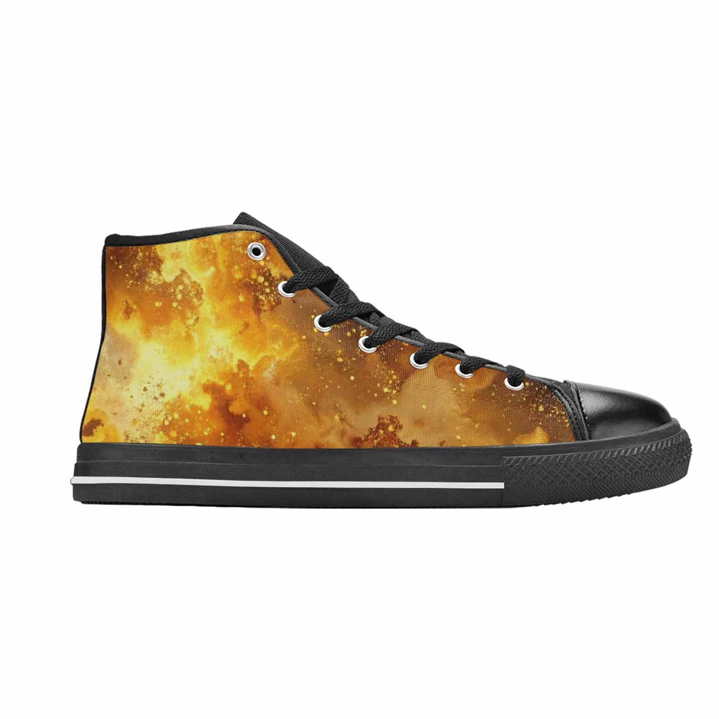WOMEN'S Galaxy Art - High Top Canvas Wallpaper Art Shoes