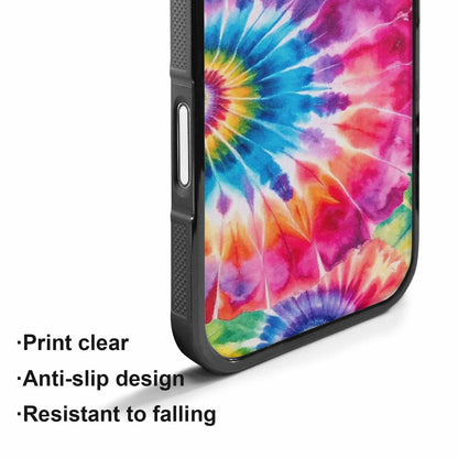 iPhone 17 Case — Small Tie Dye Swirl Tie Dye, Custom Printed Phone Case