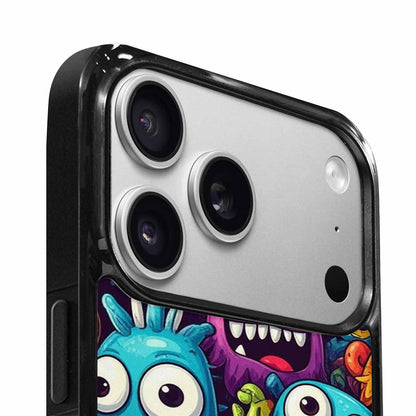 iPhone 17 Pro Case — Small Cartoon Monster Character Pattern Cartoon, Original Design Phone Case