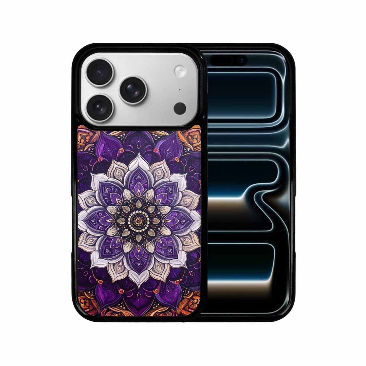 iPhone 17 Pro Case — Small Mandala Pattern Randomly Varying Floral, Personalized Phone Case