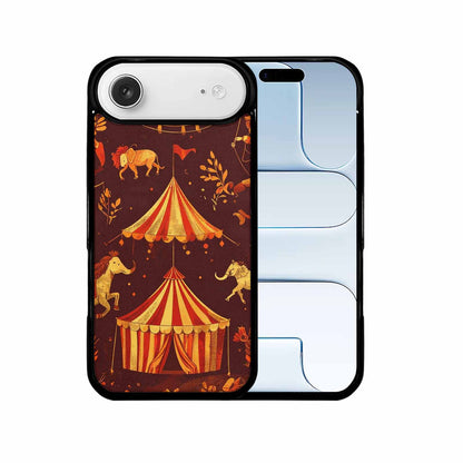iPhone 17 Air Case — Vintage Circus Art Pattern Retro Vintage, Customized Protective Case