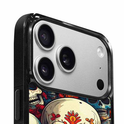 iPhone 17 Pro Max Case — Skull Dark Art Gothic Print Gothic, Custom Printed Phone Case