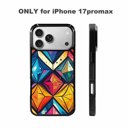 iPhone 17 Pro Max Case — Vintage Summer Diamond Retro Vintage, Custom Designed Case Cover