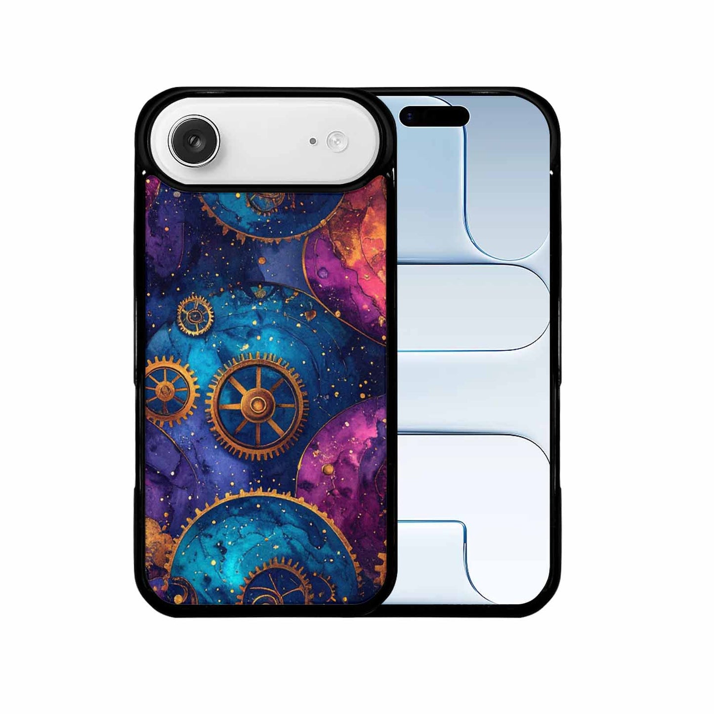 iPhone 17 Air Case — Steampunk Galaxy Art Seamless Pattern Galaxy, Original Design Phone Case